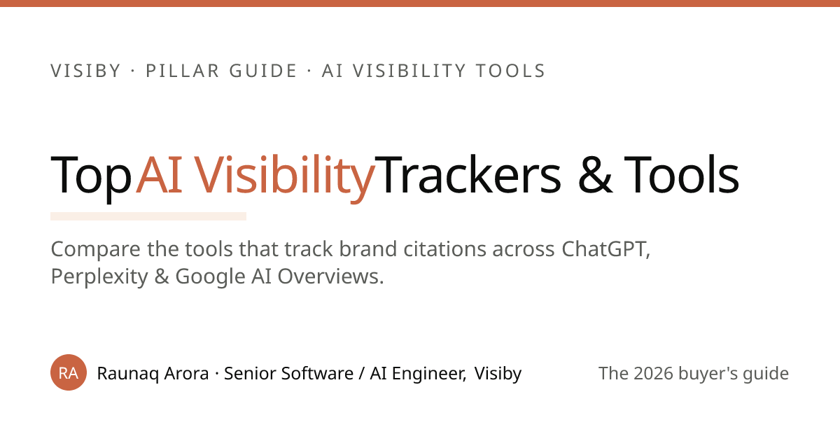 12 Best AI Visibility Tools in 2026 (50k Prompts Tested)