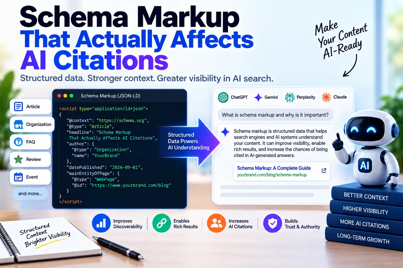 Schema Markup That Actually Affects AI Citations: What Works